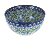 Polish Pottery Seaside Swirl Dessert Bowl