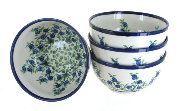 Porcelain Vine 4 Piece Dessert Bowl Set