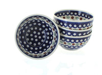 Polish Pottery Nature 4 Piece Dessert Bowl Set