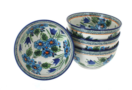 Ballina 4 Piece Dessert Bowl Set Polish Pottery