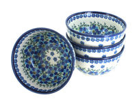 Polish Pottery Kalina 4 Piece Dessert Bowl Set
