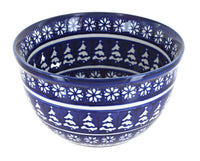 Polish Pottery Winter Nights Small Mixing Bowl
