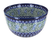 Polish Pottery Seaside Swirl Medium Mixing Bowl