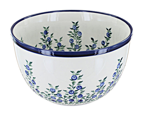 Polish Pottery Porcelain Vine Medium Mixing Bowl