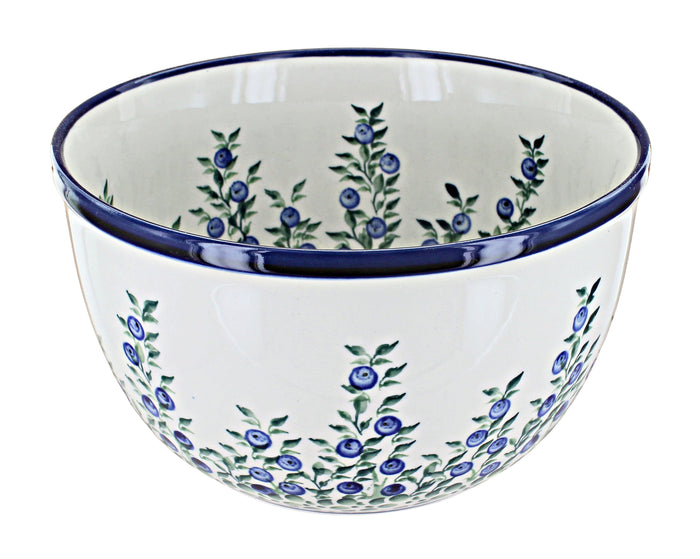 Polish Pottery Porcelain Vine Medium Mixing Bowl