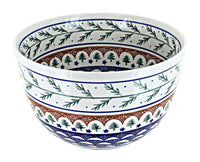 Polish Pottery Evergreen Medium Mixing Bowl