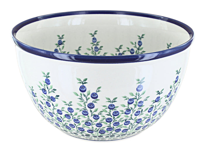 Polish Pottery Porcelain Vine Large Mixing Bowl