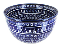 Polish Pottery Winter Nights Large Mixing Bowl