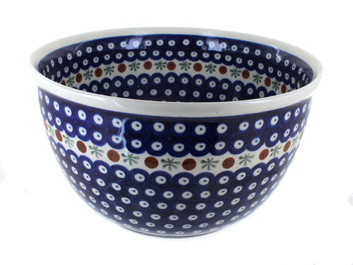 Polish Pottery Nature Large Mixing Bowl