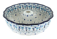Polish Pottery Celeste Ring Cake Pan