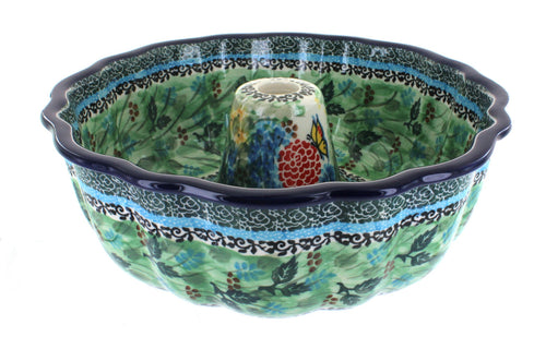 Polish Pottery Teresa Ring Cake Pan