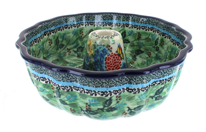 Polish Pottery Teresa Ring Cake Pan