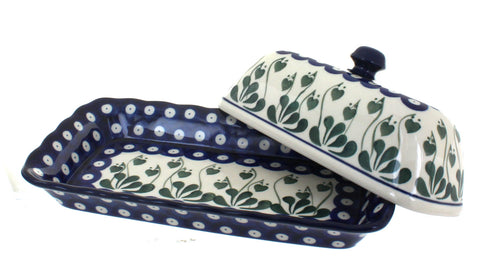 Alyce Butter Dish Polish Pottery