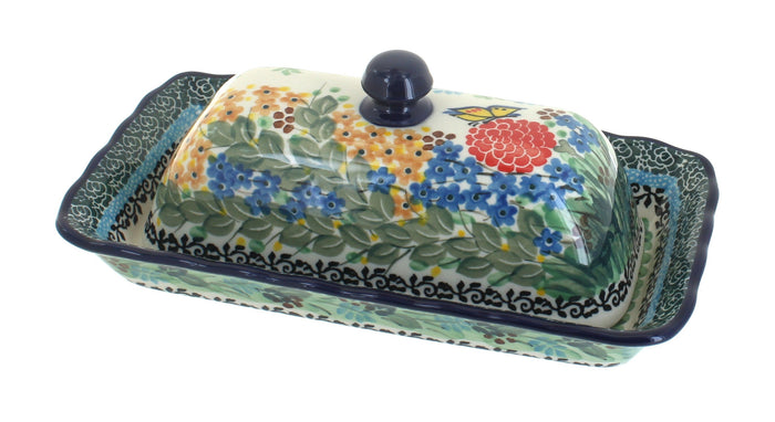 Polish Pottery Teresa Butter Dish
