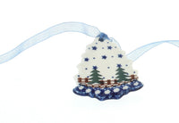 Polish Pottery Rustic Pines Tree Ornament