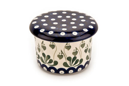 Alyce French Butter Dish Polish Pottery