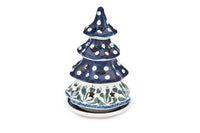 Alyce Medium Christmas Tree Luminary Polish Pottery