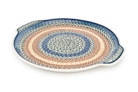 Athena Round Serving Tray with Handles Polish Pottery