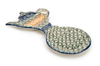 Athena Tea Bag Holder & Saucer Polish Pottery