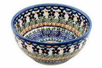 Aztec Flower Cereal/Soup Bowl Polish Pottery