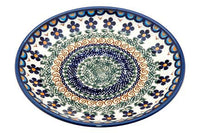 Aztec Flower Dessert Plate Polish Pottery