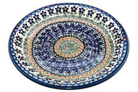 Aztec Flower Dinner Plate Polish Pottery