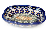 Aztec Flower Soap Dish Polish Pottery