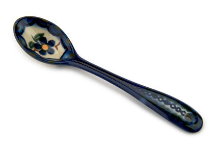 Aztec Flower Sugar Spoon Polish Pottery