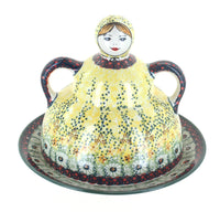 Polish Pottery Sunshine Grotto Cheese Lady