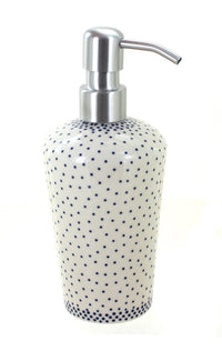 Polish Pottery Small Dots Soap Dispenser