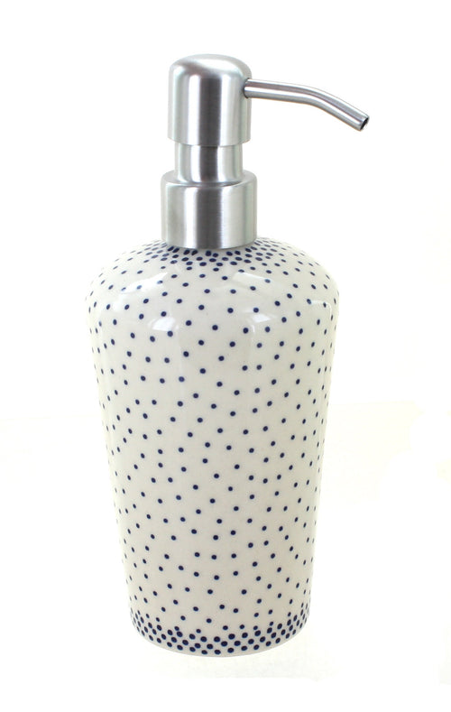 Polish Pottery Small Dots Soap Dispenser