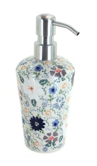 Polish Pottery Carnival Soap Dispenser
