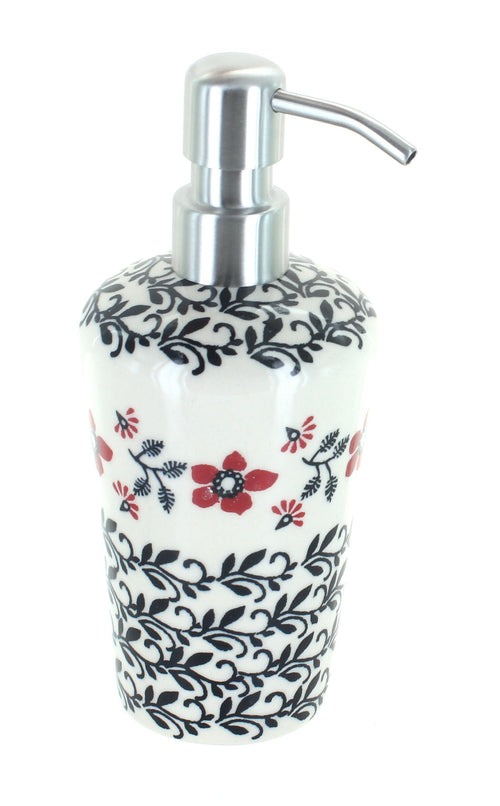 Polish Pottery Scarlett Ivy Soap Dispenser