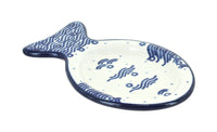 Polish Pottery Oceana Fish Spoon Rest