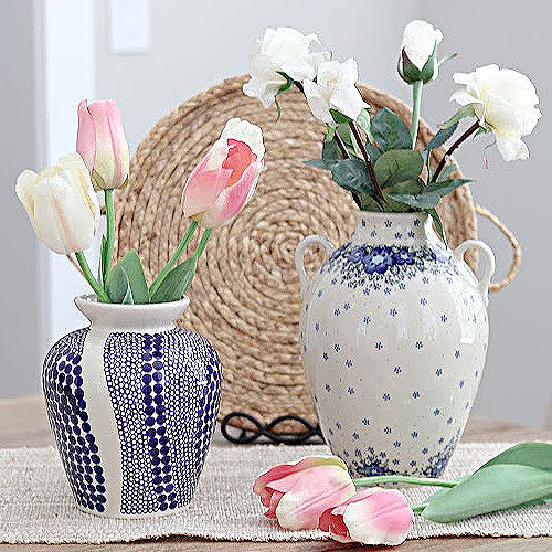 Melanie Large Jug Vase Polish Pottery