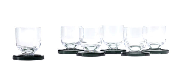 Grey Bottom Shot Glass - Set of 6