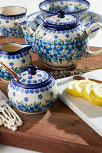Kalina Medium Teapot Polish Pottery