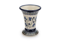 Blue Tulip Small Vase Polish Pottery