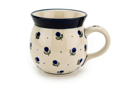Blueberry Bubble Mug Polish Pottery