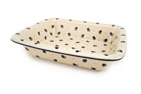 Blueberry Medium Rectangular Baker Polish Pottery