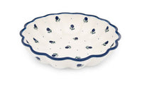 Blueberry Medium Scallop Dish Polish Pottery