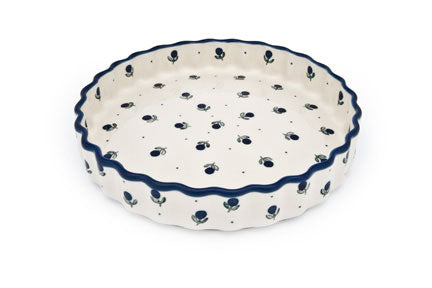 Blueberry Torte Dish Polish Pottery