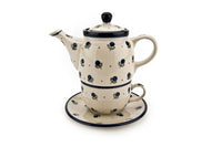 Blueberry Tea for One Polish Pottery