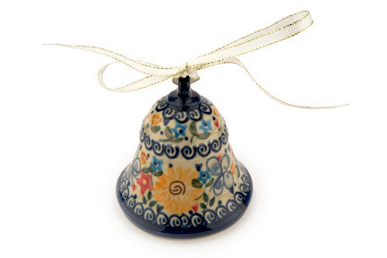 Butterfly Large Bell Polish Pottery