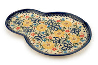 Butterfly Breakfast Plate Polish Pottery