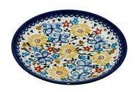 Butterfly Dessert Plate Polish Pottery