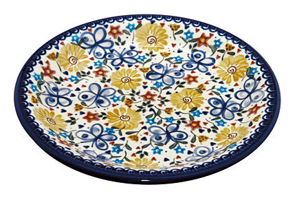 Butterfly Dinner Plate Polish Pottery