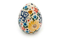 Butterfly Medium Decorated Egg Polish Pottery