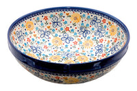 Butterfly Large Serving Bowl Polish Pottery