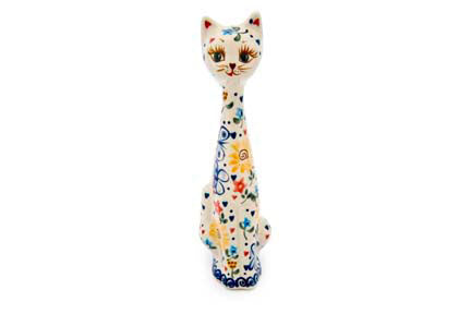 Butterfly Medium Cat Polish Pottery